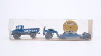 Wiking H0 26502/1 Unimog 1700 L mit Tieflader und...