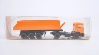 Wiking H0 67626 MAN Kipp-Sattelzug orange