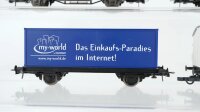 Roco/Baur H0 Konvolut gedeckte Güterwagen My-World Stuttgarter Hofbräu EXPO 93 Fürstenfass DB/u.a.