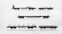 Roco H0 Konvolut Schwerlastwagen Rungenwagen...