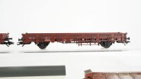 Trix H0 Konvolut Niederbordwagen Klappdeckelwagen Bierwagen Mönchshofbräu gedeckter Güterwagen DB