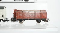Trix H0 Konvolut Niederbordwagen Klappdeckelwagen Bierwagen Mönchshofbräu gedeckter Güterwagen DB
