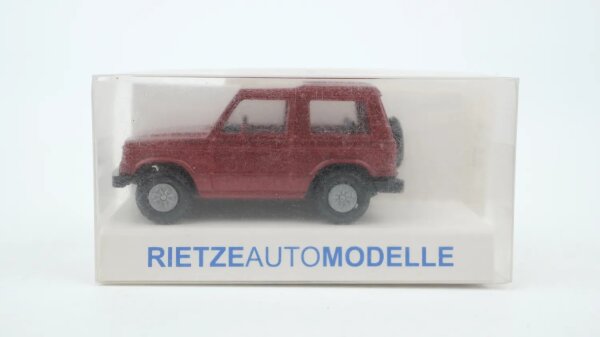 Rietze H0 20180 Mitsubishi Pajero dunkelrot