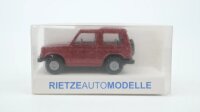 Rietze H0 20180 Mitsubishi Pajero dunkelrot