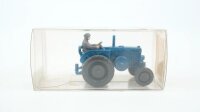 Wiking H0 12880 Lanz Bulldog blau, mit Fahrer