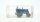 Wiking H0 12880 Lanz Bulldog blau, mit Fahrer