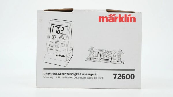 Märklin 72600 Universal-Geschwindigkeitsmessgerät (in OVP)