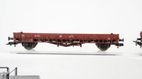 Märklin H0 Konvolut Niederbordwagen Kesselwagen Moha Behältertragewagen Von Haus zu Haus DB