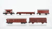 Märklin H0 Konvolut Niederbordwagen gedeckte...