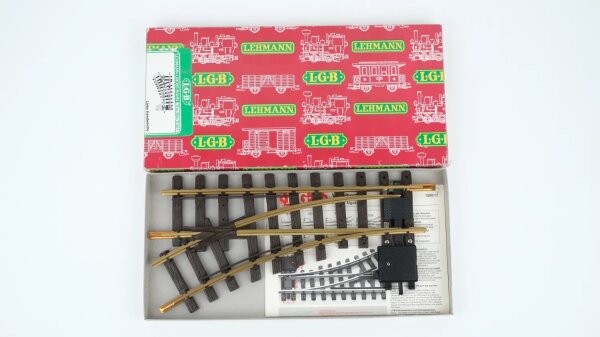 LGB G 1210 Handweiche links L 300 mm 30° R1 = 60 cm (gebrauchter Zustand)