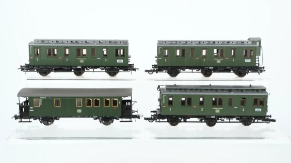 Roco H0 Konvolut Abteilwagen 2.Kl. Personenwagen mit Stückgutabteil 1.Kl. DB