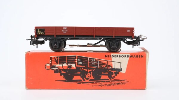 Märklin H0 4503 Niederbordwagen (orangene OVP) DB