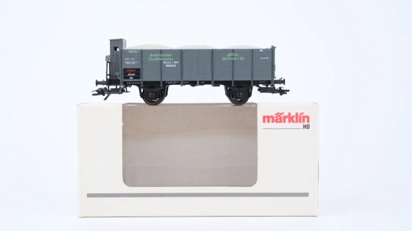 Märklin H0 46037 Offener Güterwagen mit Bremserhaus  Omk der DRG (Insider Jahreswagen 2001)