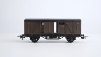 Meccano H0 704 Gedeckter Güterwagen braun SNCF