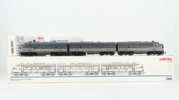 Märklin H0 3349 Diesel-elektrische Lokomotive Electro-Motive Typ GM EMD F 7 USA Wechselstrom