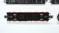 Märklin H0 Konvolut Niederbordwagen teilw. beladen DB
