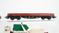 Märklin H0 Konvolut Niederbordwagen teilw. beladen DB