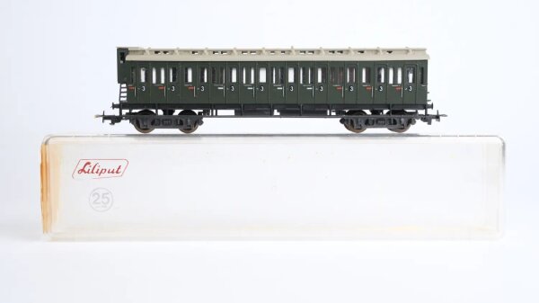 Liliput H0 290/3 Personenwagen 3.KL mit Bremserhaus