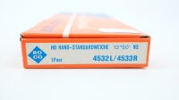 Roco H0 4532L/4533R Hand-Standardweiche 12° 50`