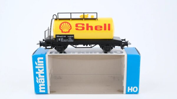 Märklin H0 4442 Mineralöl-Kesselwagen SHELL  Einheitskesselwagen der DB