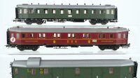 Roco H0 Konvolut Hechte Schlafwagen DSG Personenwagen 2.Kl. Packwagen DRG/u.a. (Abbrüche)