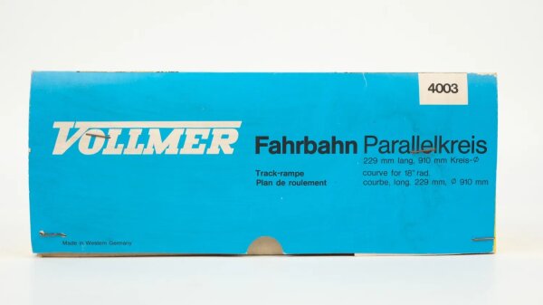 Vollmer H0 4003 Fahrbahn Parallelkreis