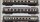 Liliput H0 820 Personenwagen Set Rheingold 5 tlg. Mitropa