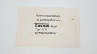 Titan 127 Transformator M für Märklin 20 VA