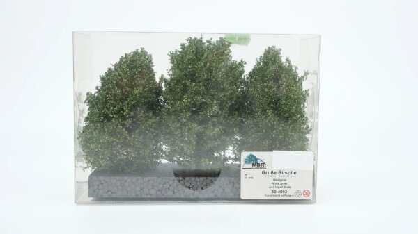 MBRmodel H0 50-4003 Große Büsche weißgrün (3 Stück)