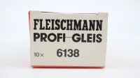 Fleischmann H0 6138 Gleis gebogen R = 647 mm (10 Stk. in...