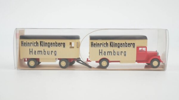 Wiking H0 84526 Mercedes L 2500 Möbellastzug Heinrich Klingenberg Hamburg