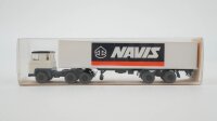 Wiking H0 25520 Scania Navis Container-Sattelzug...