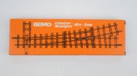 Bemo H0e 4011 Schmalspur Weiche 9 mm links