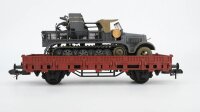 Märklin Spur 1 Niederbordwagen Militär