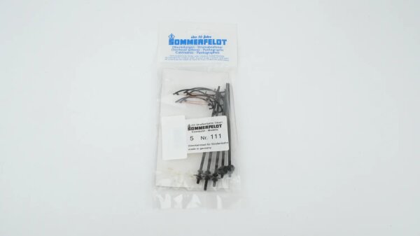 Sommerfeldt H0 111 Streckenmast für Straßenbahn 5 Stück