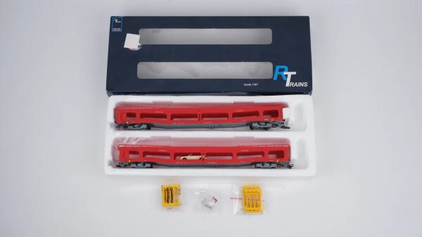 R Trains H0 8002 Wagenset Autotransportwagen 2 er