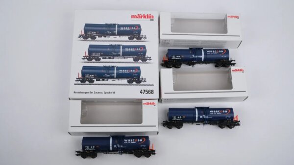Märklin H0 47568 Güterwagen-Set Kesselwagen Zacens