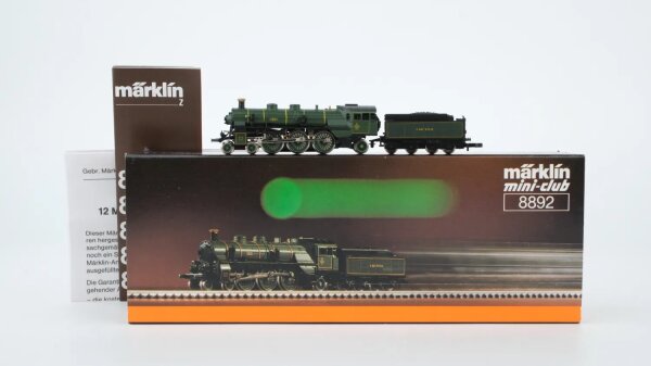 Märklin Z 8892 Schlepptenderlokomotiven Reihe S 3/6 der K.Bay.Sts.E.