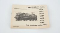 Märklin H0 3039 E-Lok BR E10 238 DB Wechselstrom