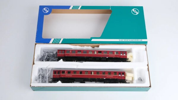 Sachsenmodelle H0 14021 Behelfsschlafwagen-Set 2-teilig DB