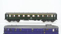 Liliput H0 Konvolut Reisezugwagen Rheingold Schnellzugwagen 1./2. Kl. Gepäckwagen DR DB