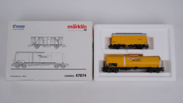 Märklin H0 47874 Güterwagen-Set Bauzugwagen "Wiebe"