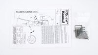 Roco H0 866 Schwerlastwagen (Minitanks, mit Haubitze 2000) DB