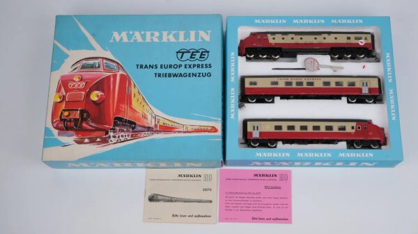 Märklin H0 3070 DDieseltriebzug TEE RAm 502 SBB Wechselstrom