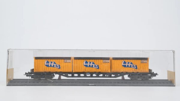Röwa H0 2409 Container Tragwagen LHB