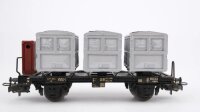 Märklin H0 4614 Behälter-Tragwagen (Containerwagen)  BTs 50 der DB