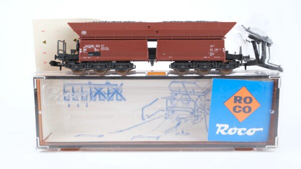 Roco N 02365B Selbstentladewagen Kohle DB