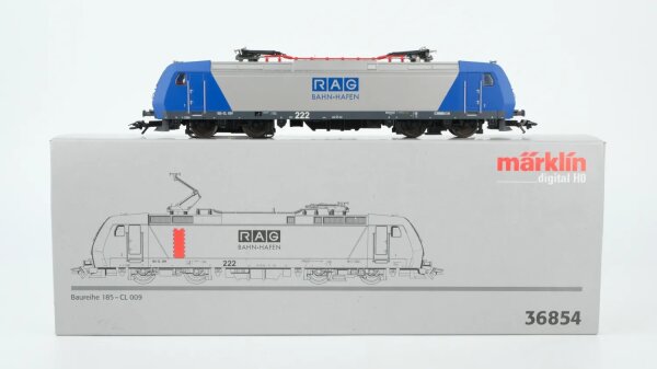 Märklin H0 36854 E-Lok BR 185-CL 009 RAG/BuH Wechselstrom Digital Sound Mfx