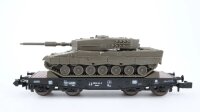 Roco N 25161 Flachwagen beladen mit Panzer Rlmmps 650 DB
