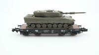 Roco N 25161 Flachwagen beladen mit Panzer Rlmmps 650 DB